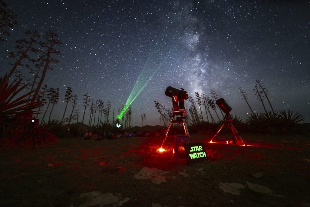 Observación de estrellas con telescopio Almería (Cabo de Gata)